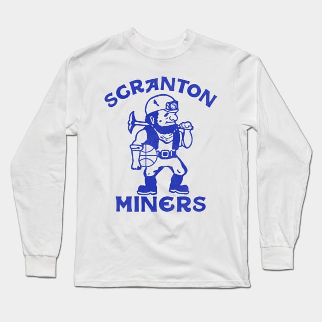 Defunct Scranton Miners Basketball Team Long Sleeve T-Shirt by Defunctland